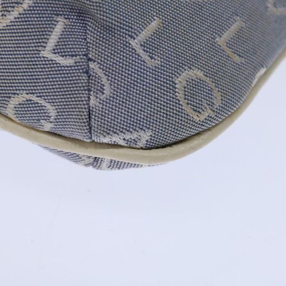 Bulgari Logo Blue Canvas Shoulder Bag (Pre-Owned) - Picture 16 of 16